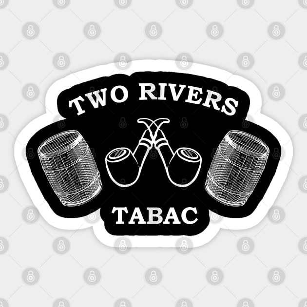 Two Rivers Tabac. Sticker by charliecam96